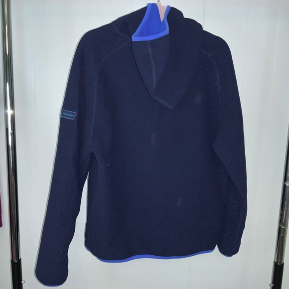 Polo Sport Ralph Lauren fleece hoodie sweatshirt Sz M kangaroo pocket - Picture 3 of 6
